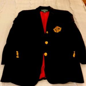 Ralph Lauren green label black blazer